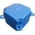 Import New designed Hdpe foam filled pontoon black or other colour from China