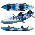 New designed small cheap fishing kayak with 4 fishing rod holders
