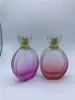 New designer trendy custom fashion gradual beautiful color coating perfume bottle