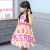 Import New Elegant Summer Baby Girl&#x27;s Flower Dresses Cotton Printing Girl Slim Children&#x27;s Princess Dress from China
