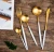 Import New international stainless steel hand forged long handle wedding cutipol flatware set from China