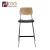 New Modern Metal Bar Stool Chair Wholesale Industrial Design Wooden Bar Stool For Bistro Cafe Shop Concept