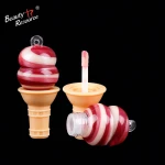 new private label moisturizing cute and cheap lollipop liquid lipstick or Ice-cream lip gloss