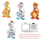New produce electronic plastic animal quartet music piano funny early education organ toys for baby