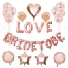 New products Rose Gold Wedding Party Supply For Valentines Day Decoration Bride To Be Love Balloon
