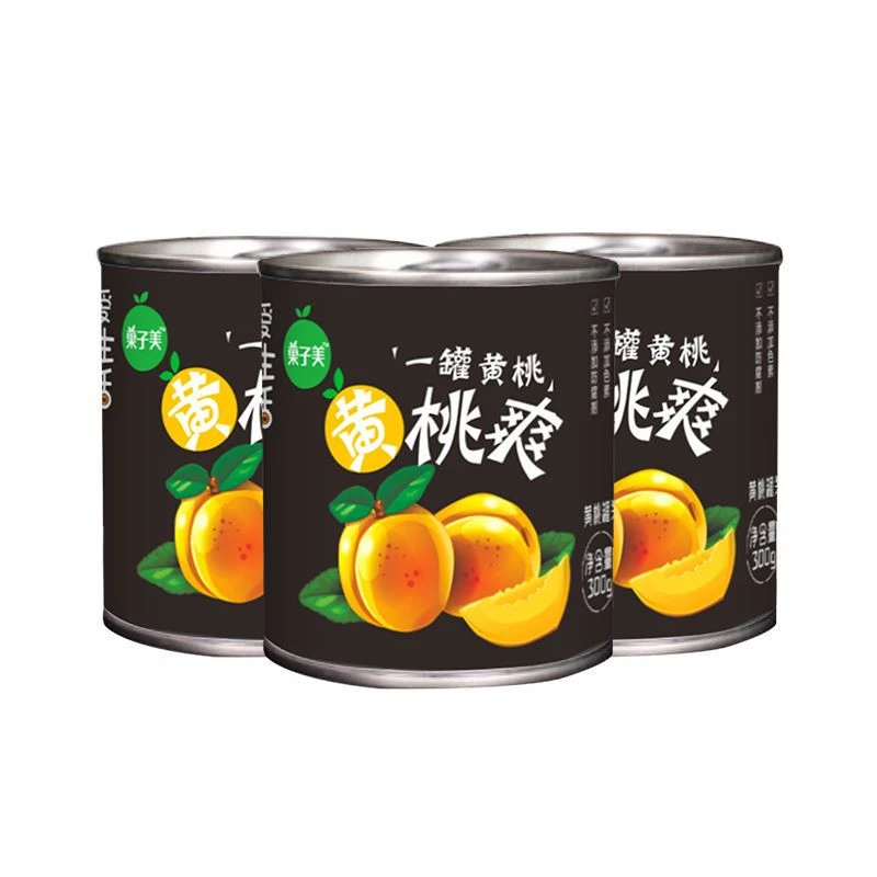 New Season Best Sale Canned Fruit Canned Yellow Peach In Light Syrup 300g Canned Food