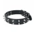Import New Style colorful two rows rivet spiked studded Pet Dog Collar for PU Leather necklet from China