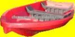 New style plastic boat plastic canoe fish boat made by LLDPE through rotational moulding proucess