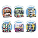 New toys 2020 DIY Mini Architecture Plastic Model City Series street view mixed building toy bricks construction blocks toys