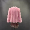 New Winter Warm Whole Skin fake Fox Fur Coat Short Style Women faux Fur Coat