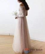 Newest clothing off - shoulder Ladies maxi long evening dress for women