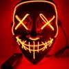 Newest Popular Gift Funny Colorful Halloween Party Mask LED Party Supply Costume Halloween Mask