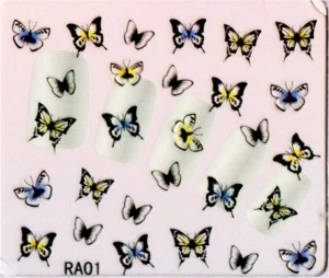 Newest sale simple design nail stickers for nail art in many style