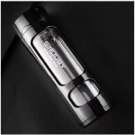 Newest top seller 2023 borosilicate water glass bottle and PP lid custom logo