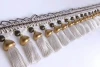 Newly designed Plastic Beads curtain accessories with long beaded decorative curtains edge curtain Tassel Fringe
