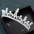 Import Newly Pearl Beads Shiny Crystal Tiara Crown Hair Wedding Accessories Head Piece Bride Headwear Headband Hair Band Fashion from China