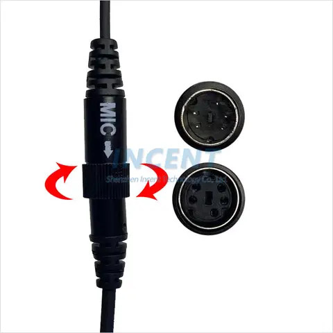 Noise Cancelling Helmet Headset for Motorcycle Yaesu 2 Way Radio FT-25R FT-65R FT-4XR