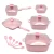 Import Non Stick Aluminum Kitchen ware Cook Set Non-Stick  Granite Coating Non-stick Soup Pot Pan Cookware Sets Wholesale from China
