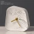 Import nordic cement table clock square geometric art decoration silent movement suitable for school home office desktop decor from China