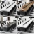 Import Nordic style minimalist wooden brown meeting desk room table mesas de reunion business meeting table from China