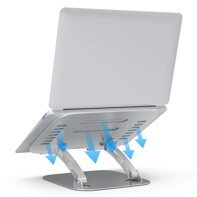 Notebook Adjustable Foldable Aluminium Cooling Metal Ergonomic Laptop Stand