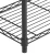 Import NSF 4-Shelf Shelving Storage Unit on 3 Wheel Casters, Metal Organizer Wire Rack, Black (36L x 14W x 57.75H) from China