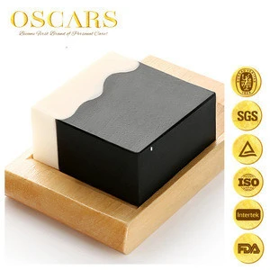 ODM square handmade natural ingredient oil control bath soap with bamboo charcoal powder