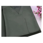 oem customized logo design  surgical gown fabric polyester viscose spandex medical clothing fabric four way elastic washing gown