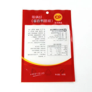 OEM made high quality plastic frozen food packaging bag for packing sea food