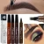Import OEM Microblading Eyebrow Pen Waterproof Fork Tip Eyebrow Tattoo Pencil Long Lasting Professional Fine Sketch Liquid Eye Brow Pen from China