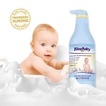 OEM ODM milk body wash refreshing Bath 500ml baby shower gel