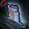 OEM Outdoor Advertising 3D Light Up Shaped Acrylic Thin Led LightBox