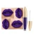 Import OEM Private Label Makeup Waterproof Shimmer Lip Gloss Glitter Purple Lip Liquid Lipstick from China