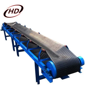 OEM rubber flat belt conveyor for corn