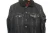 Import OEM service guangzhou denim clothing factories  men black denim jacket with fur oversized jacket for men from China