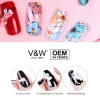 OEM/V&W Cosmetics Factory  Wholesale Manicure Products 3D NO CLEANSE NAIL ART&PAINTING 2 IN 1 GEL