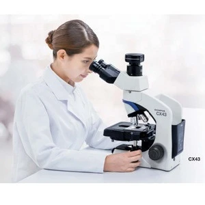 Olympus biological trinocular microscope with camera CX33 CX43