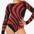 Import Ombre Sublimation Mystique g ymnastic Leotards for Girls Long Sleeved Gymnastic Training Dancewear Leotards from China