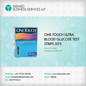 Onetouch Ultra Diabetic Test Strips / Blood Glucometer Test Strips 50s