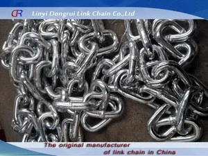 Online shop U.S type G43 G70 G80 alloy lifting welded link chain with lacquer