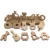 Import Organic Unpainted Custom Round Oval Hexagon Wood Beads For Baby Teething Jewelry from China