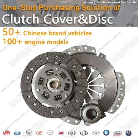 Original Auto Clutch Kit Clutch Cover/Plate/Bearings for all model Chinese car CHERY, GEELY, GWM, CHANGAN, FAW, BRILLIANCE