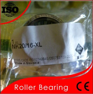 Original INA Bearing NK20/16-XL Needle Roller Bearing 20*28*16mm