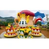 Outdoor equipment amusement park rides rotating coffee cup rides