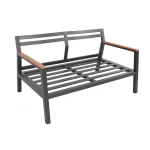 OUTDOOR PATIO BACKYARD 4PCS ALUMINUM GARDEN SOFA SET