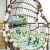 Import outdoor swing rattan egg chair heavy duty adult kids luxury rattan patio swing chair from China