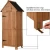 Import Outdoor waterproof Fir Wood Garden Storage Shed Tool Shed Organizer Lockers from China