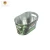 Import oval metal tin ice bucket with bottle opener from China