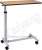 Import over bed movable hospital bedside table ky-e2 hospital patient food table with spring and wheels from China