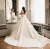 Import Overskirt Trumpet Satin Pattern Strapless GorgeousWedding Dress With Detached Skirt from China